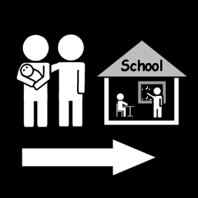 ouders naar school